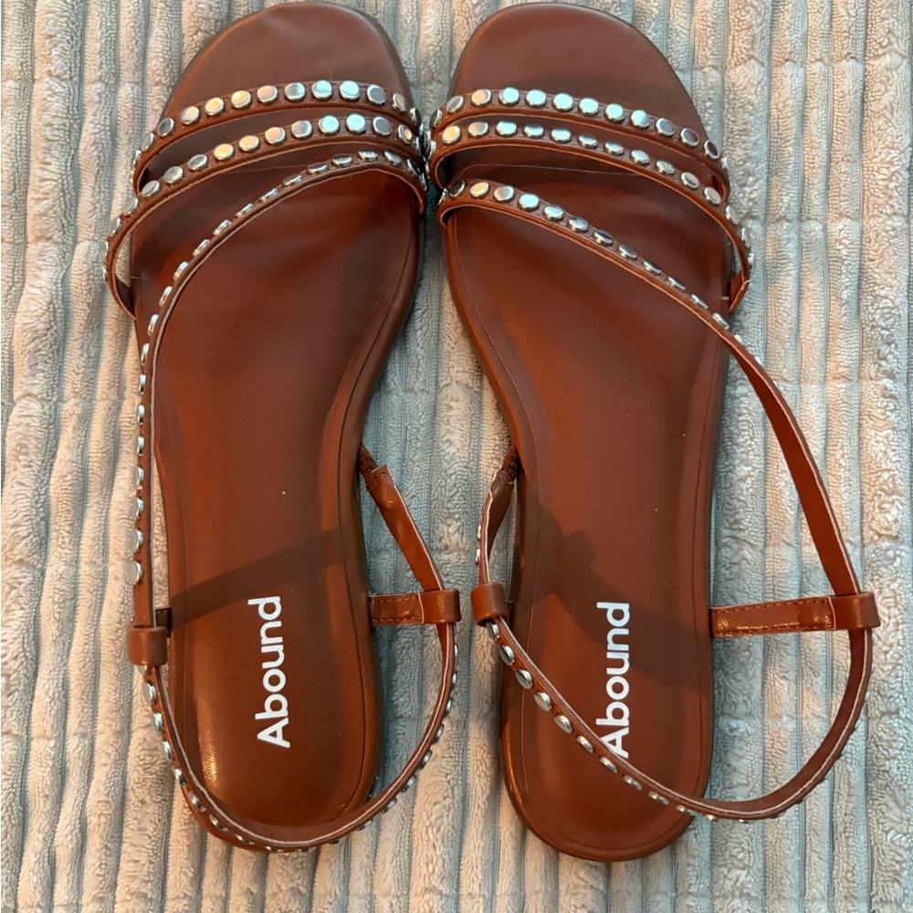 Abound Tan Studded Women's Sandals